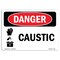 Signmission Safety Sign, OSHA Danger, 12" Height, 18" Width, Aluminum, Caustic, Landscape, A-1218-L-1055 OS-DS-A-1218-L-1055 - alternate 1